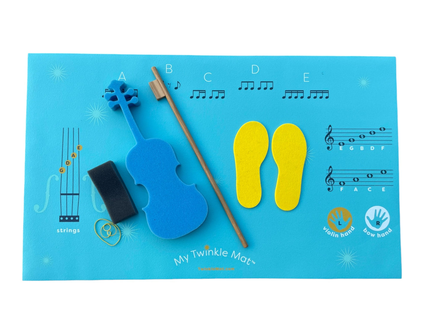 Twinkl'in Foam Violin With Wood Bow